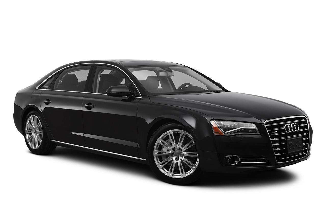 Black 2011 Audi luxury sedan with chrome grille and silver wheels